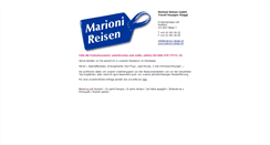 Desktop Screenshot of marioni-reisen.ch