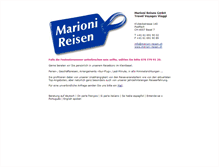 Tablet Screenshot of marioni-reisen.ch